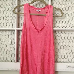 Pink tank top